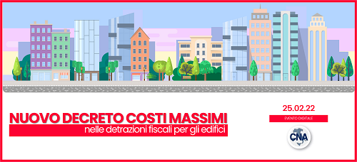 Nuovo decreto costi massimi per le detrazioni fiscali degli edifici