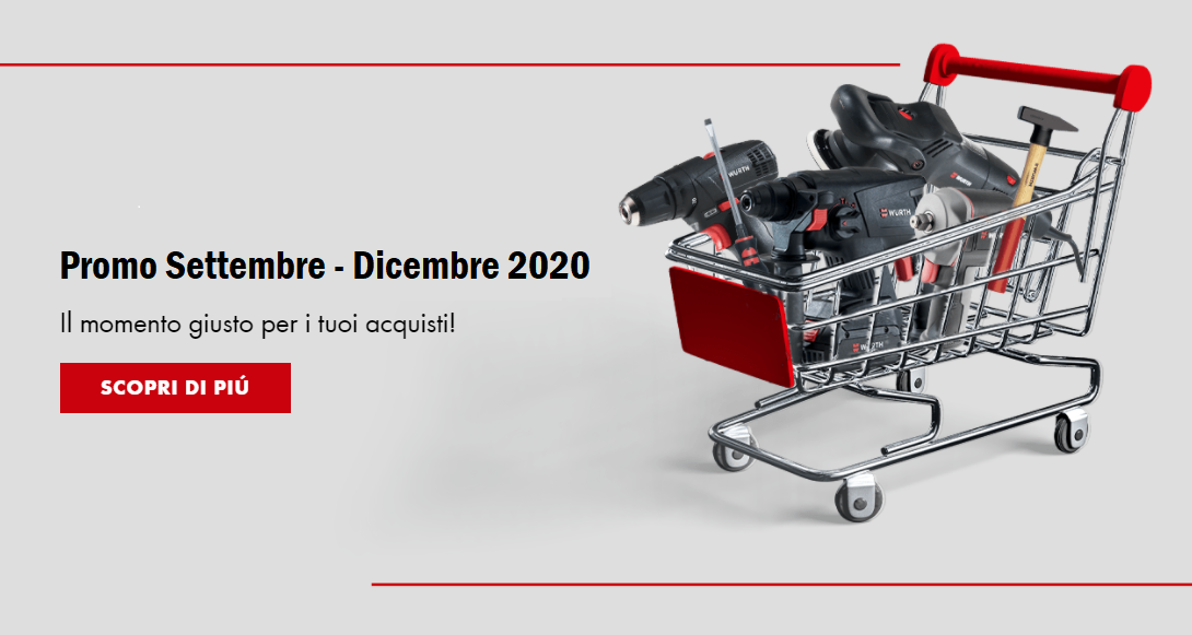 Sconti e premi importati per gli associati CNA che acquistano Würth