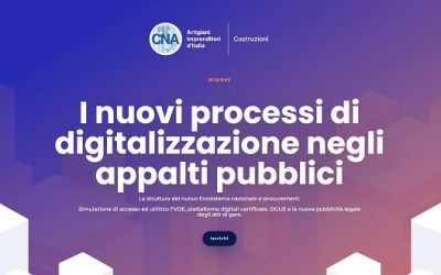 I NUOVI PROCESSI DI DIGITALIZZAZIONE NEGLI APPALTI PUBBLICI