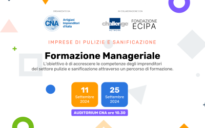 Formazione Manageriale Imprese di Pulizie e Sanificazione