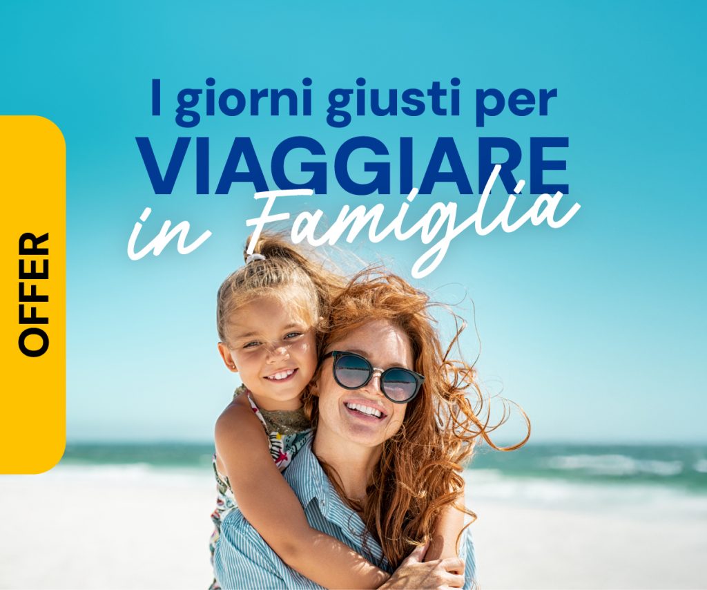 Con Grimaldi Lines, se prenoti per la festa della mamma, i bambini non pagano e in più hai il 10% di sconto CNA e parti quando vuoi!