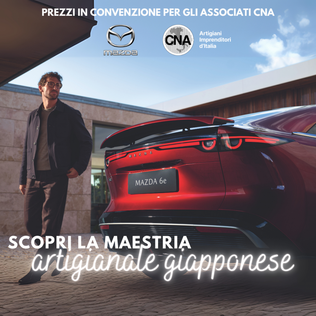 Scopri la maestria artigianale giapponese di Mazda. Scopri gli sconti per gli associati CNA.