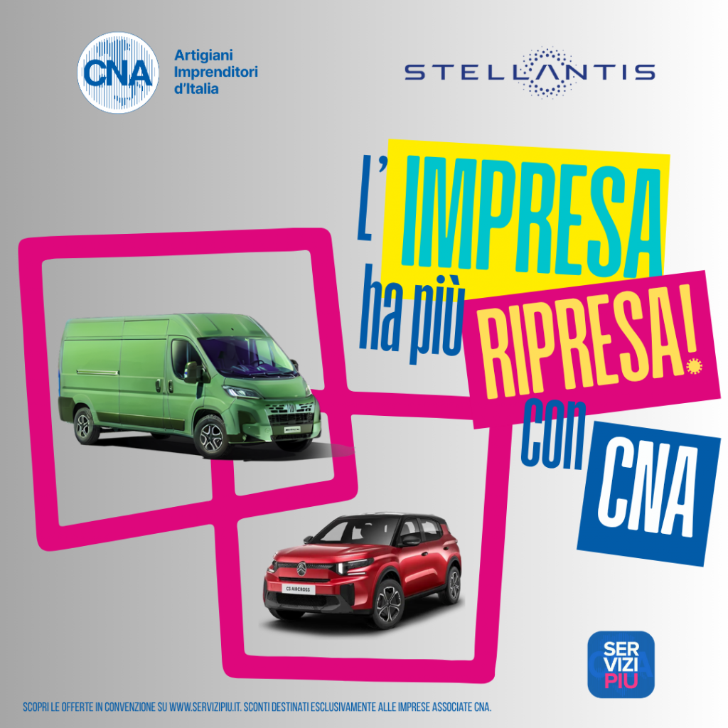 Scopri gli sconti Stellantis per gli associati: La tua impresa ha più ripresa con CNA