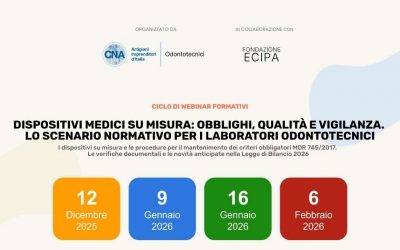 Ciclo di webinar CNA SNO