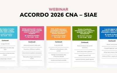 CNA – Accordo SIAE 2026
